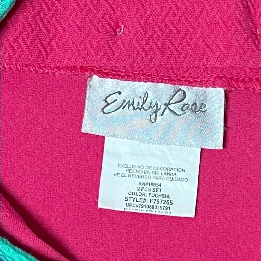 Emily Rose Girls Pink Dress Holiday Birthday Sz 6 NWOT